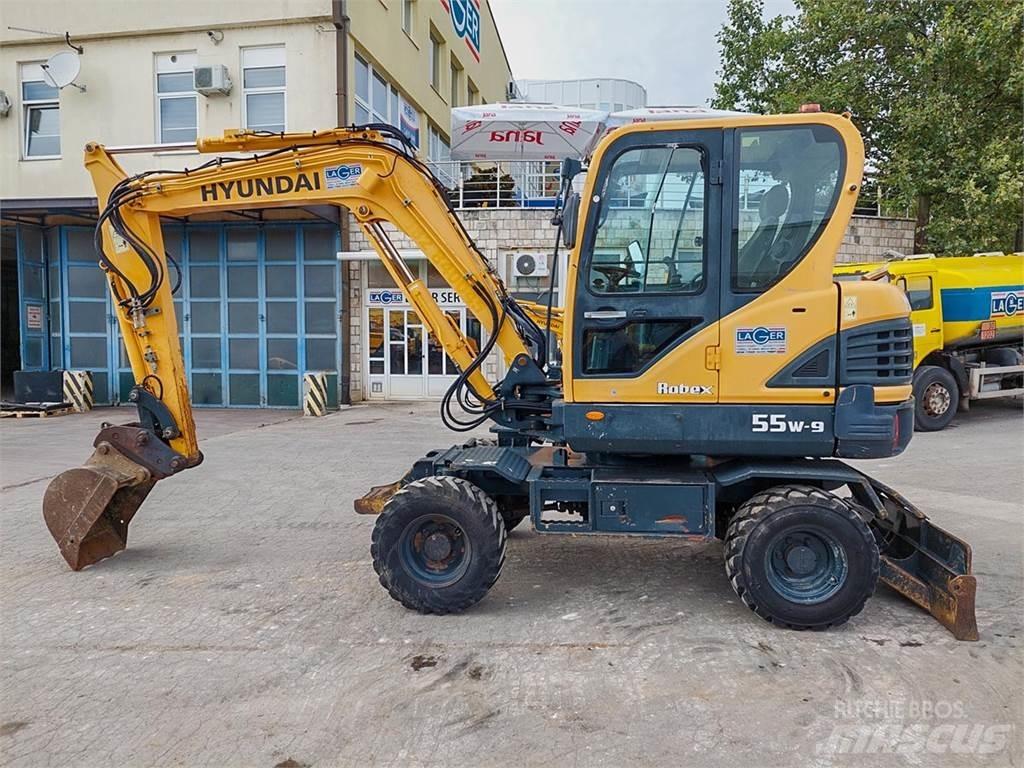 Hyundai R55W-9 Mini ekskavatori < 7 t