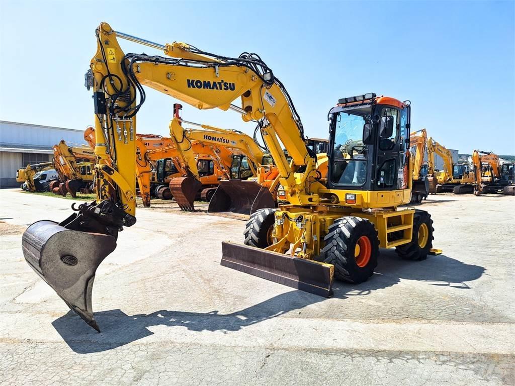 Komatsu PW118MR-8 Ekskavatori uz riteņiem