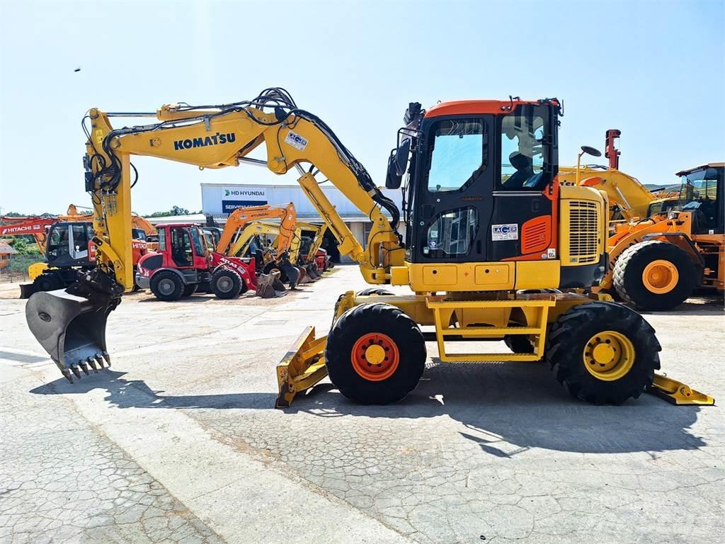 Komatsu PW118MR-8 Ekskavatori uz riteņiem