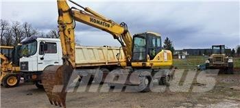 Komatsu PW160-7EO Ekskavatori uz riteņiem