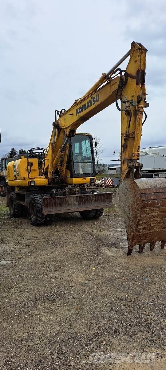 Komatsu PW160-7EO Ekskavatori uz riteņiem