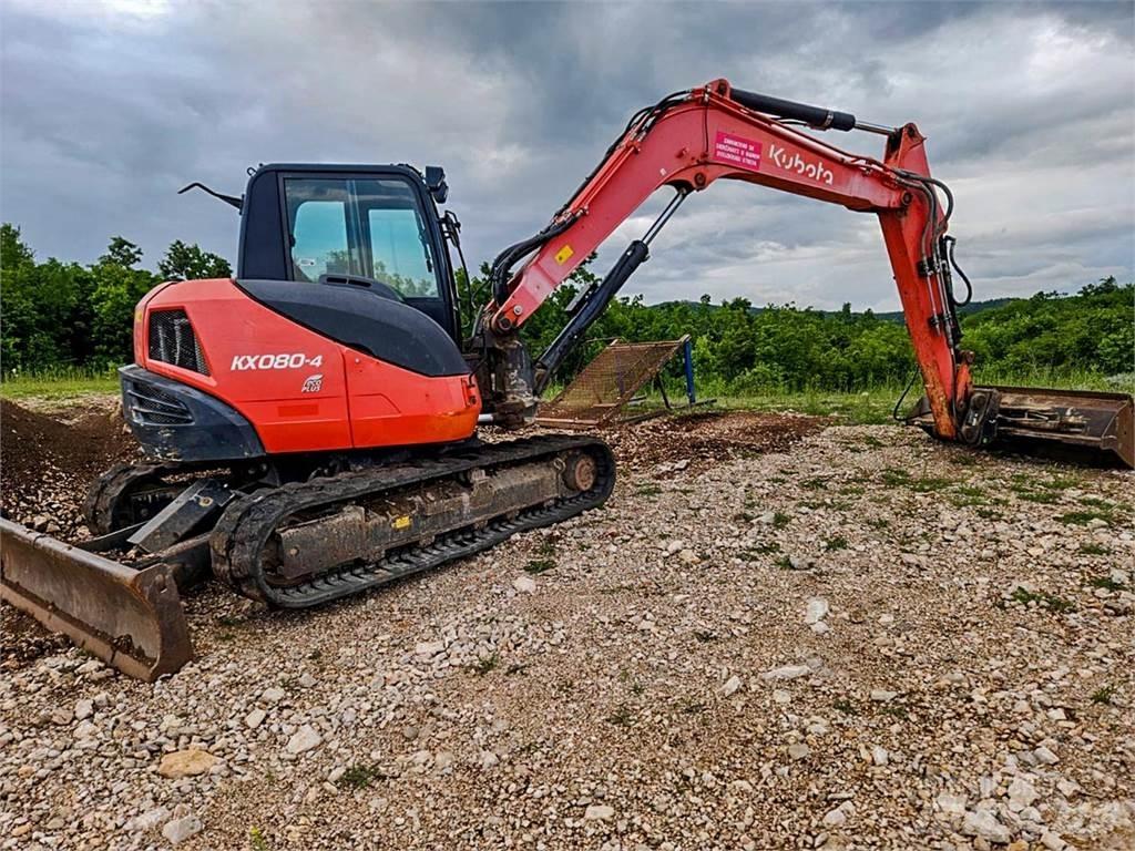 Kubota KX080-4 Mini ekskavatori < 7 t