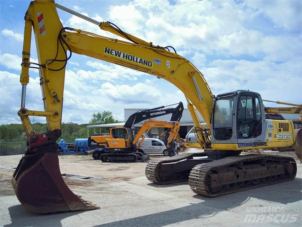 New Holland E305 Kāpurķēžu ekskavatori