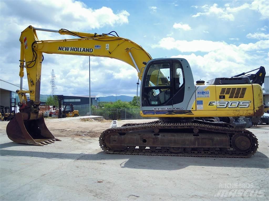 New Holland E305 Kāpurķēžu ekskavatori
