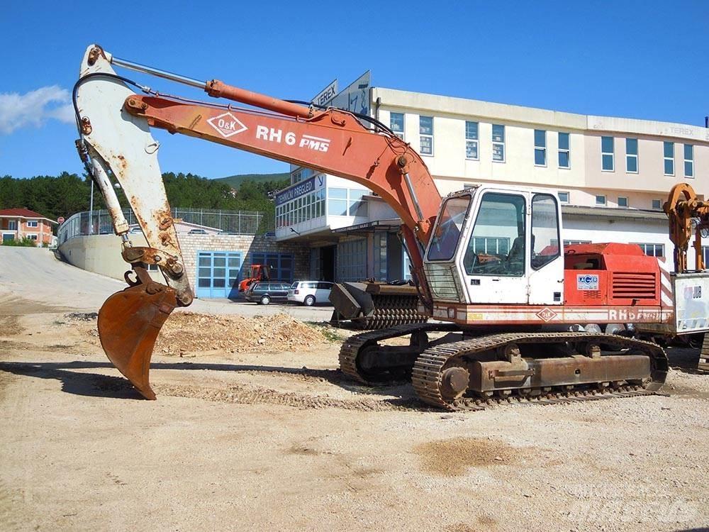 O&K RH6 PMS Kāpurķēžu ekskavatori