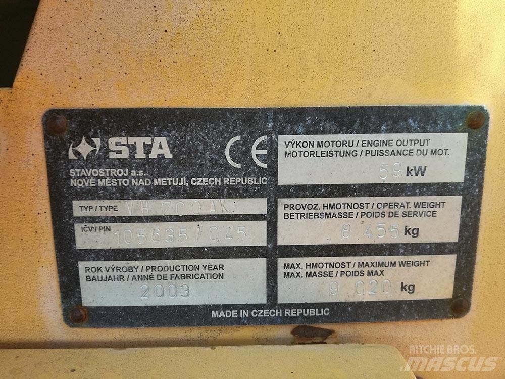 Stavostroj STA VH 700 AK Divvalču grunts veltņi
