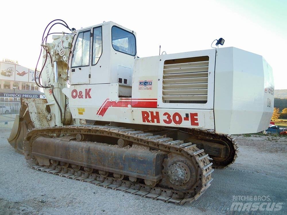 Terex O&K RH30-E Kāpurķēžu ekskavatori