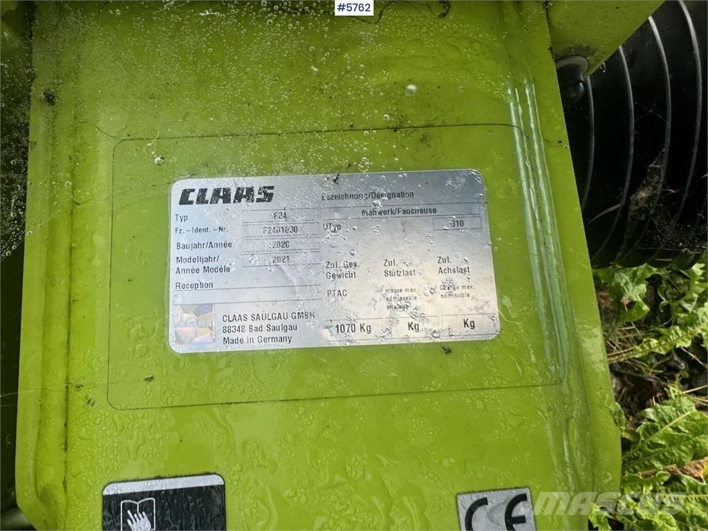 CLAAS Disco 280C Cita ražas novākšanas tehnika