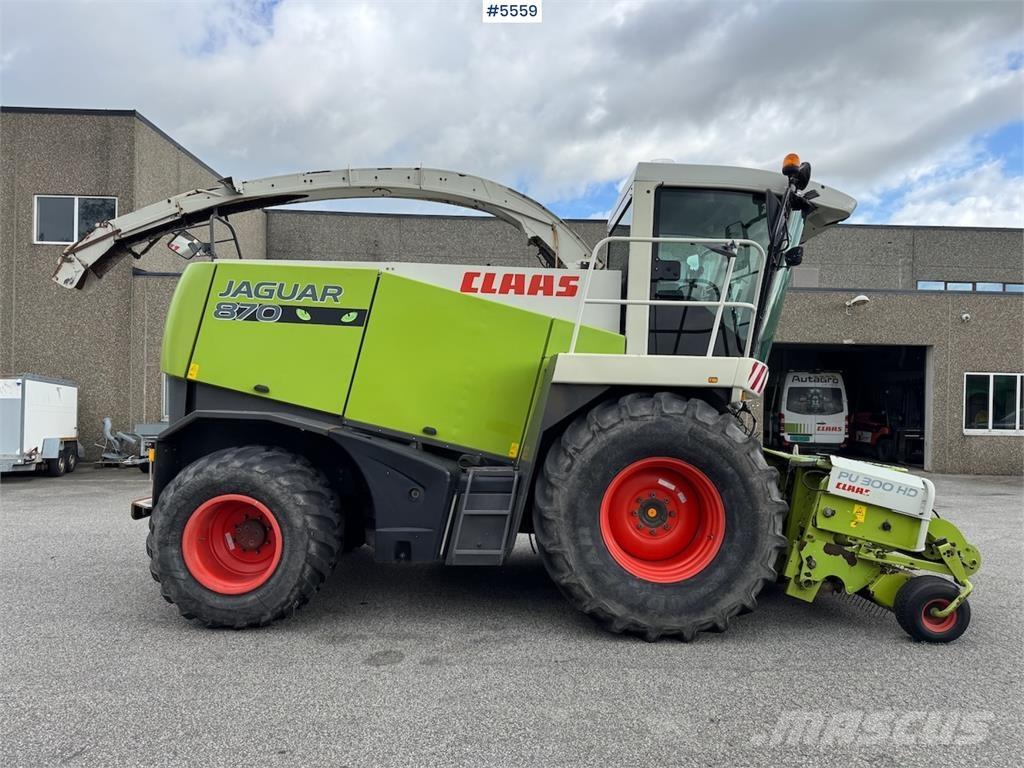CLAAS Jaguar 870 Cita ražas novākšanas tehnika