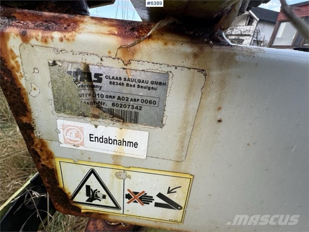 CLAAS Liner 470S Cita ražas novākšanas tehnika