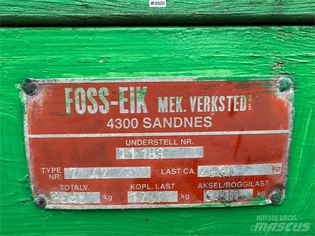 Foss-Eik 4T Graudu pārkraušanas piekabes