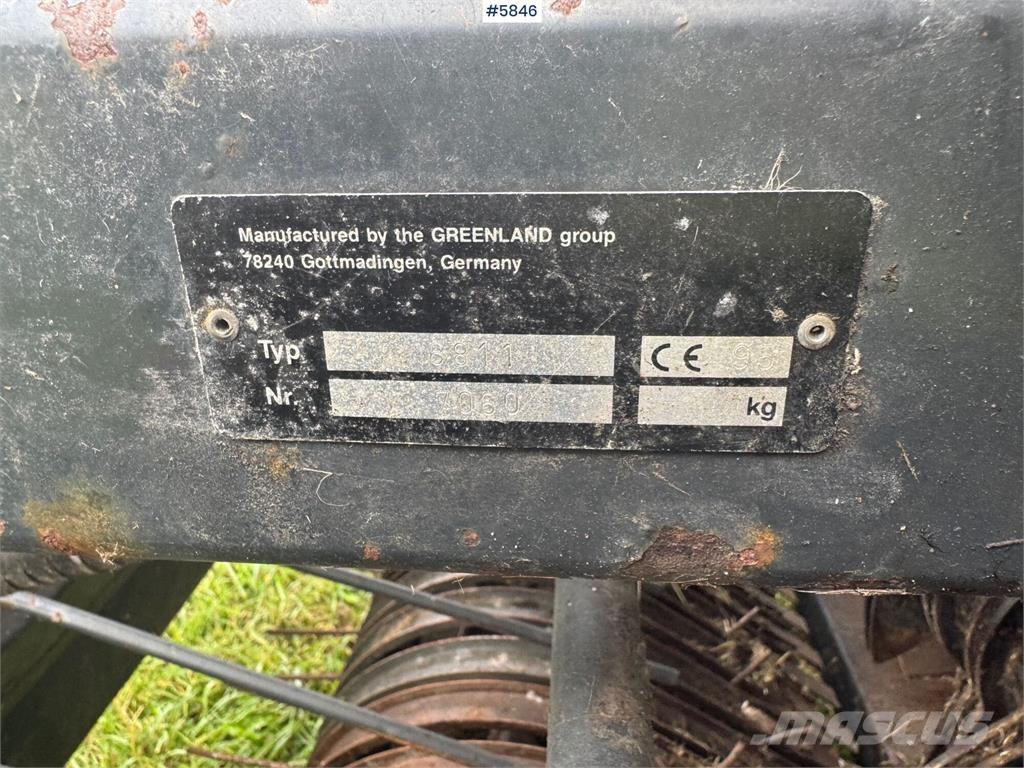 Greenland RF120 Cita ražas novākšanas tehnika