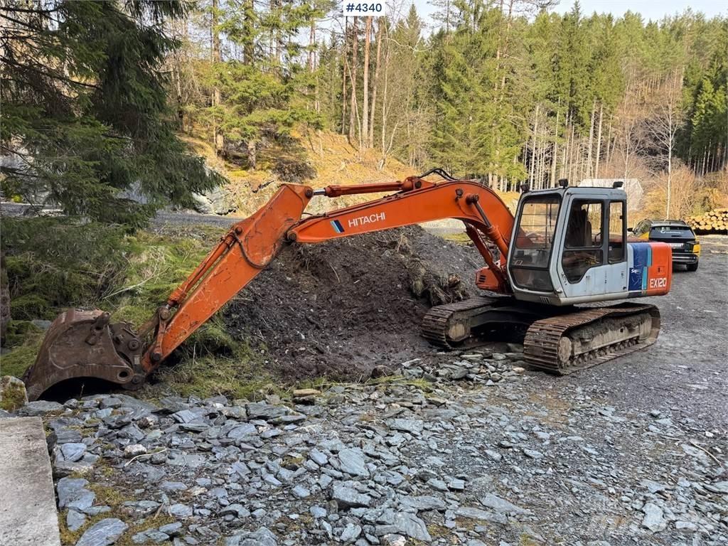 Hitachi EX120-2 Kāpurķēžu ekskavatori