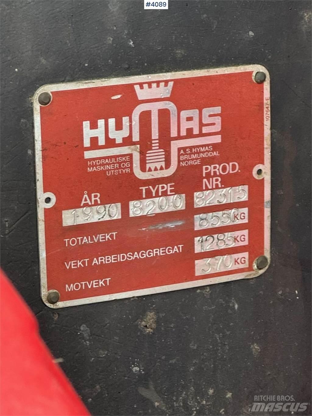Hymas 8200 Kāpurķēžu ekskavatori