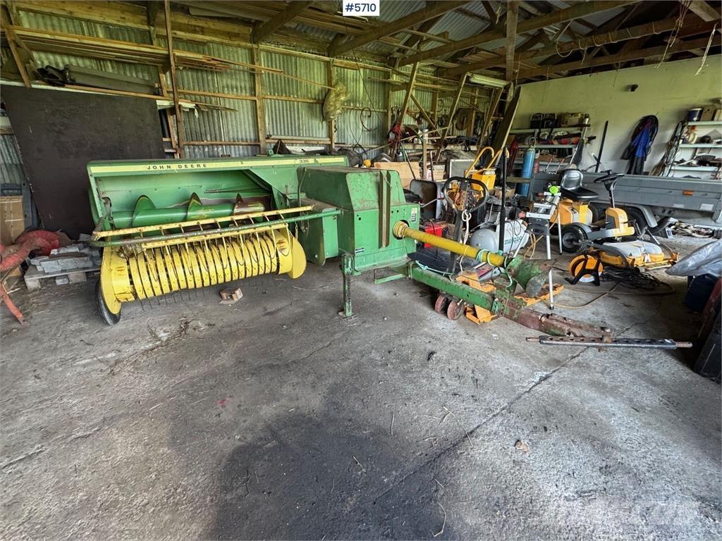 John Deere 336 Cita ražas novākšanas tehnika