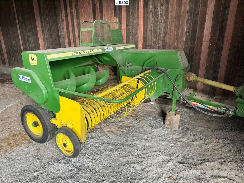 John Deere 342 Cita ražas novākšanas tehnika
