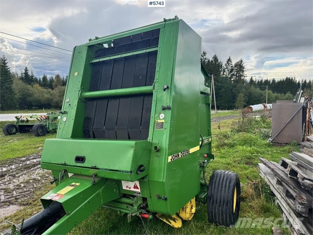 John Deere 550 Cita ražas novākšanas tehnika