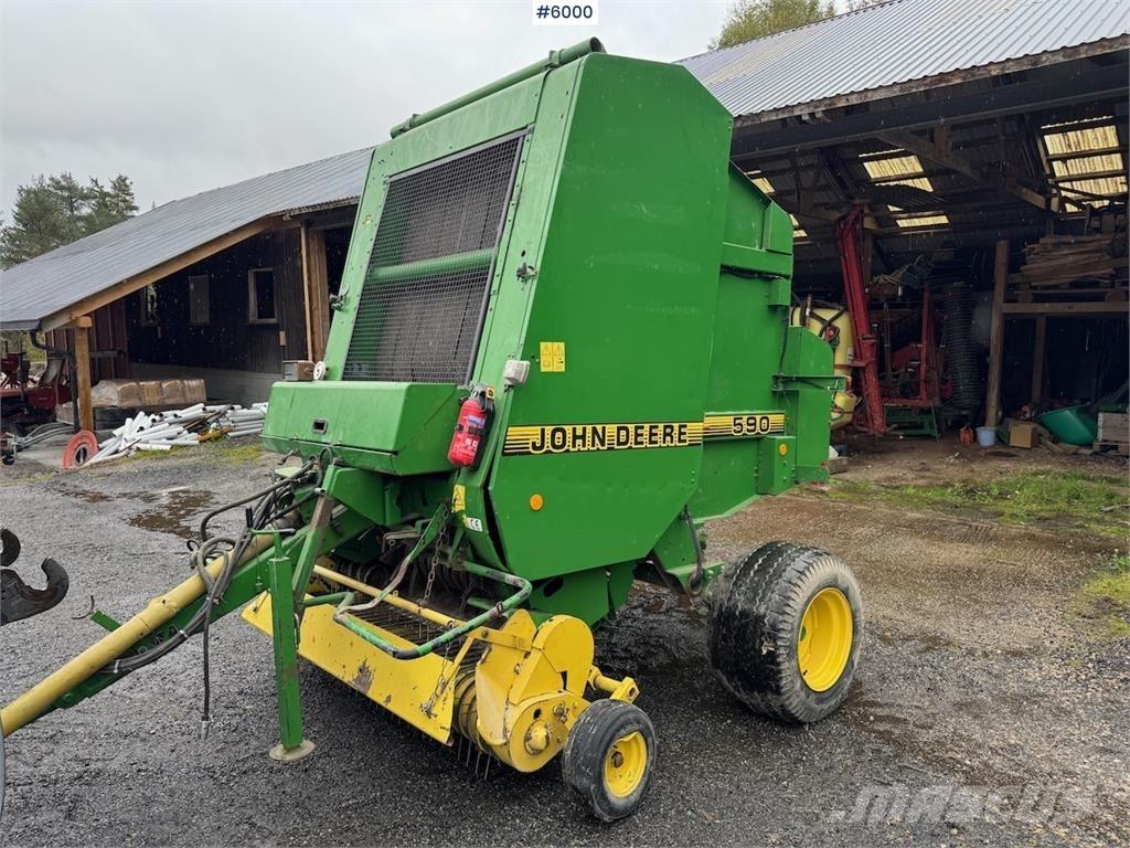 John Deere 590 Cita ražas novākšanas tehnika