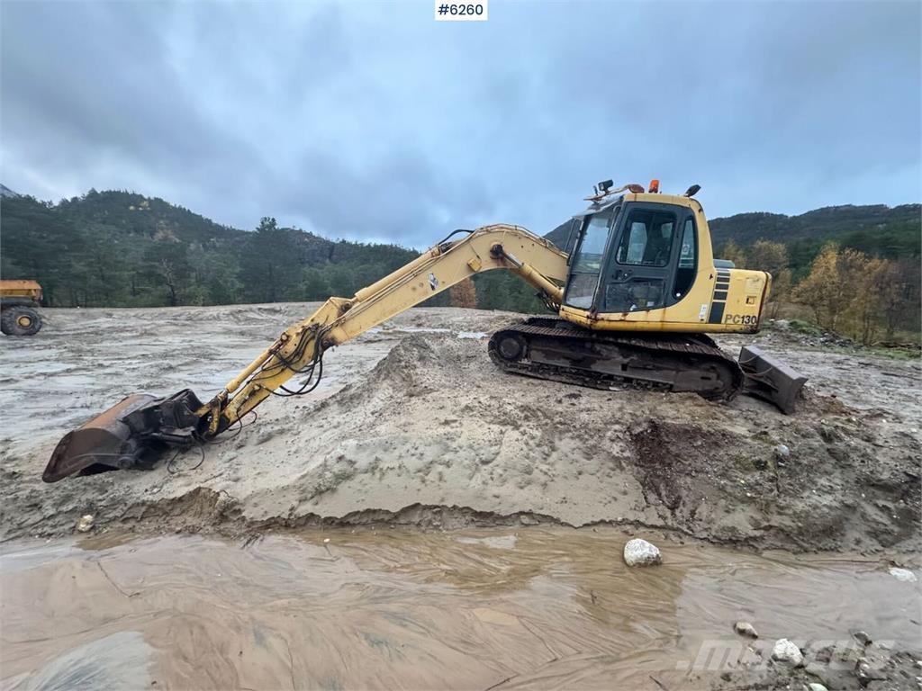 Komatsu PC130-6K Kāpurķēžu ekskavatori