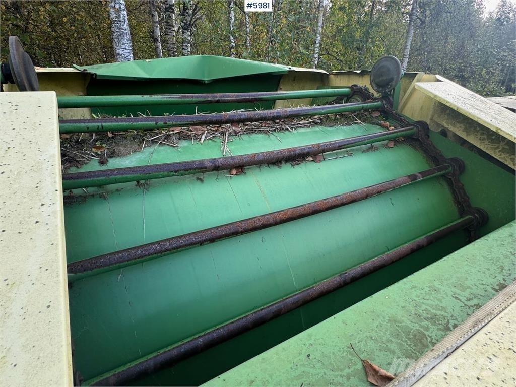 Krone KR 125 Cita ražas novākšanas tehnika