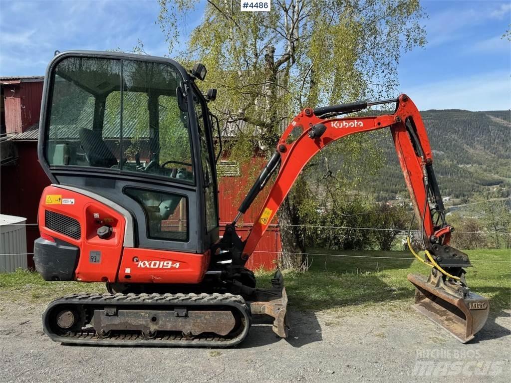 Kubota KX019 Kāpurķēžu ekskavatori