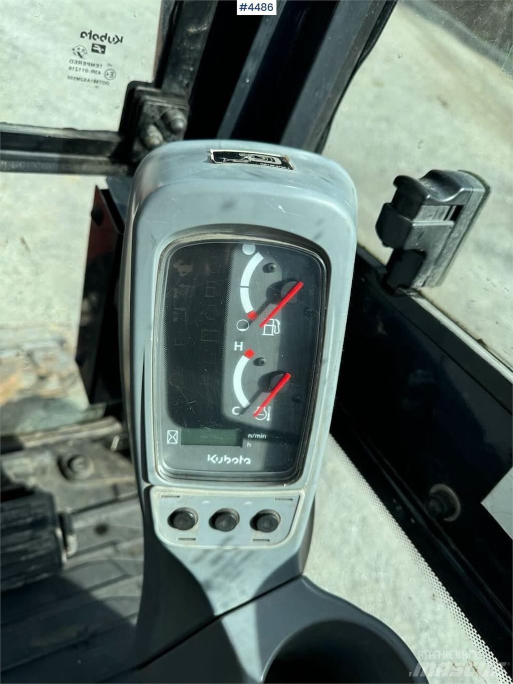 Kubota KX019 Kāpurķēžu ekskavatori