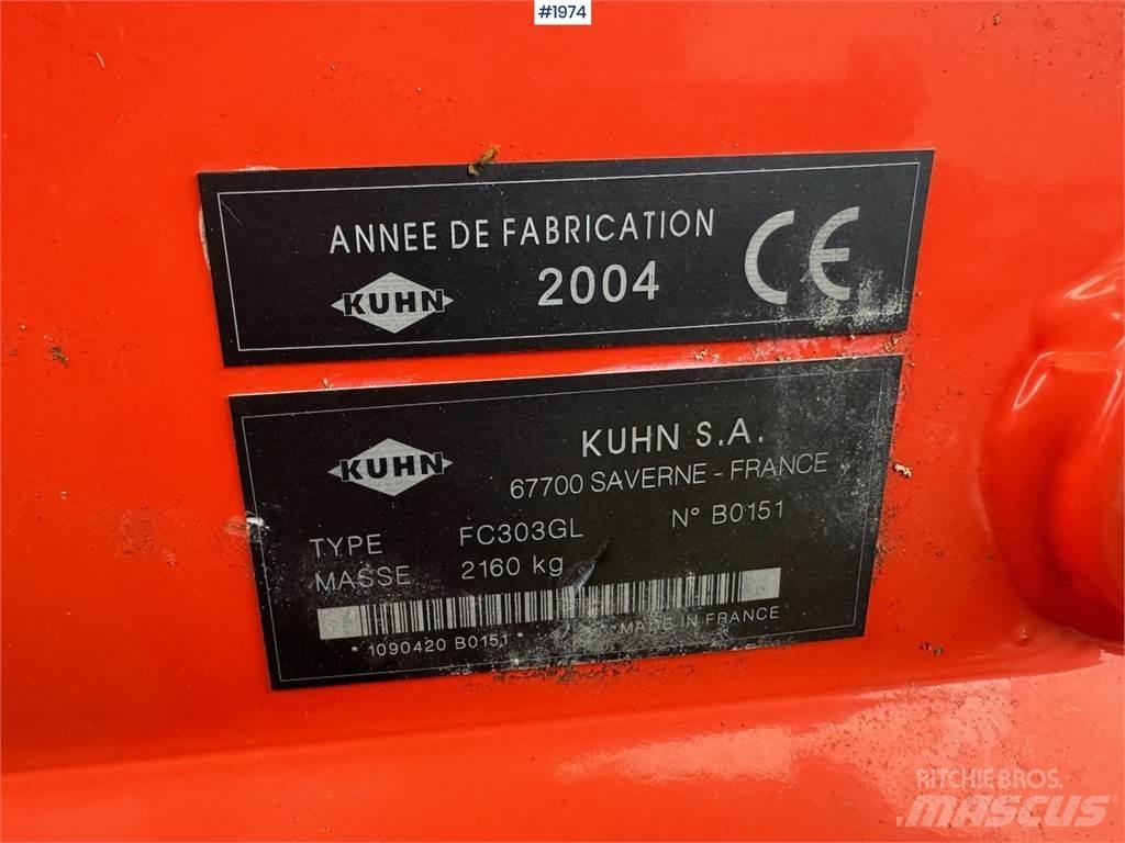 Kuhn FC 303 GL Cita ražas novākšanas tehnika