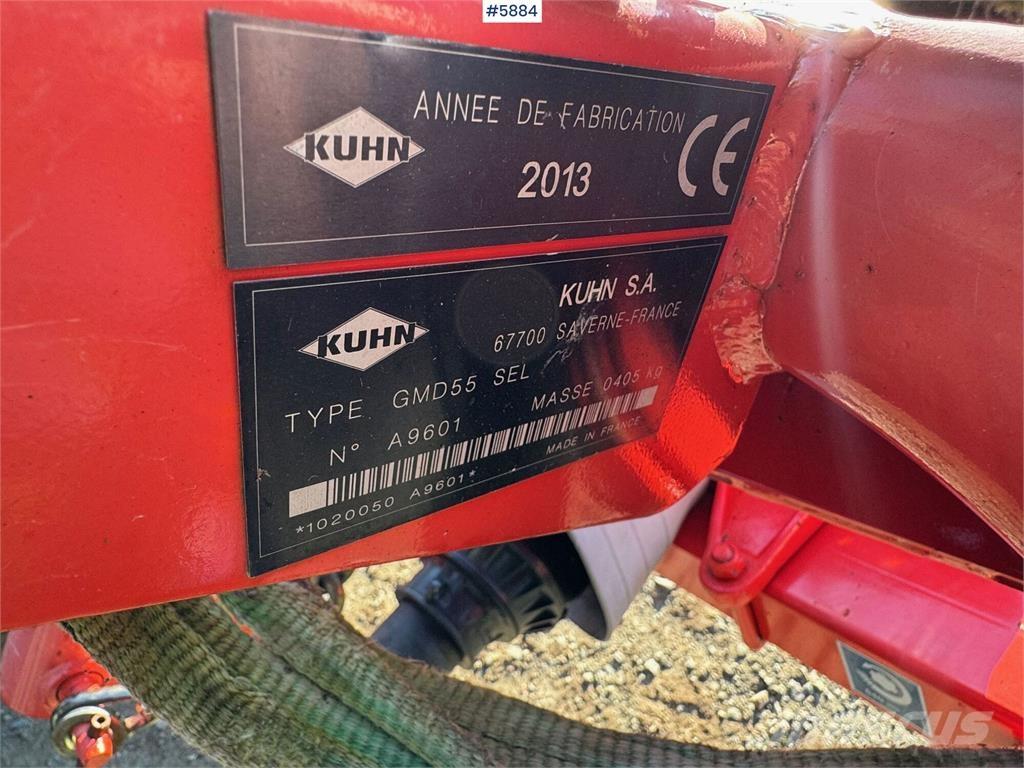 Kuhn GMD55 SEL Cita ražas novākšanas tehnika