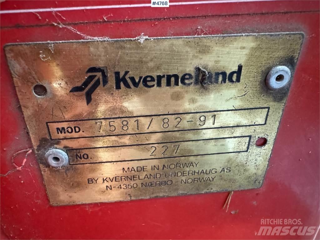 Kverneland 7581 Cita ražas novākšanas tehnika