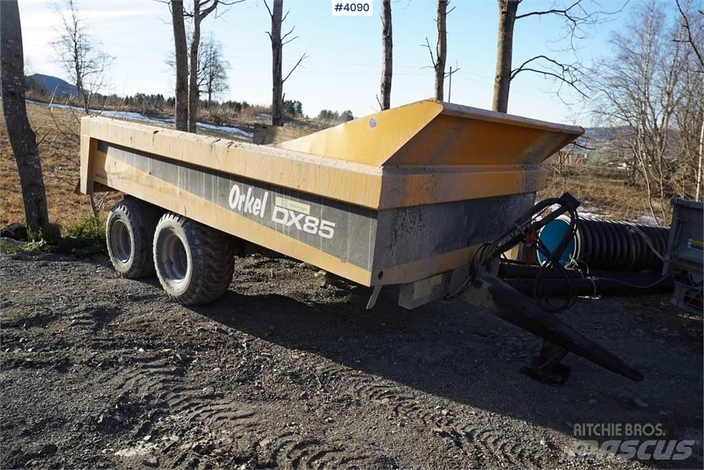 Orkel DX85 Graudu pārkraušanas piekabes