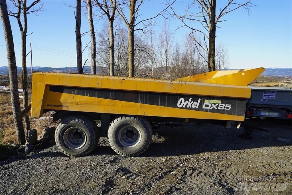 Orkel DX85 Graudu pārkraušanas piekabes
