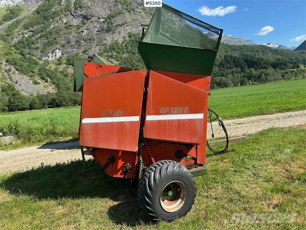 Orkel GP1200 Cita ražas novākšanas tehnika