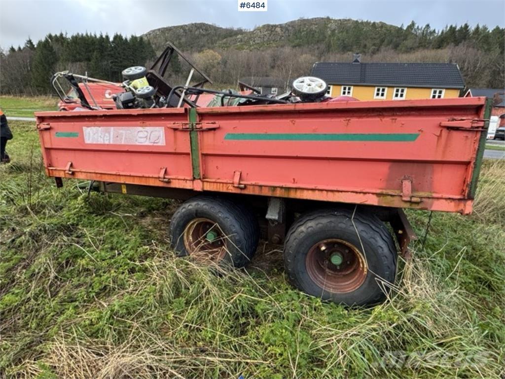Orkel T90 Graudu pārkraušanas piekabes