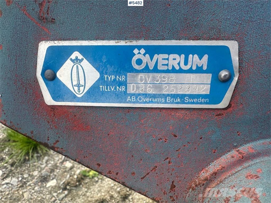  Øverum CV 398 H Cita augsnes apstrādes tehnika un papildaprīkojums