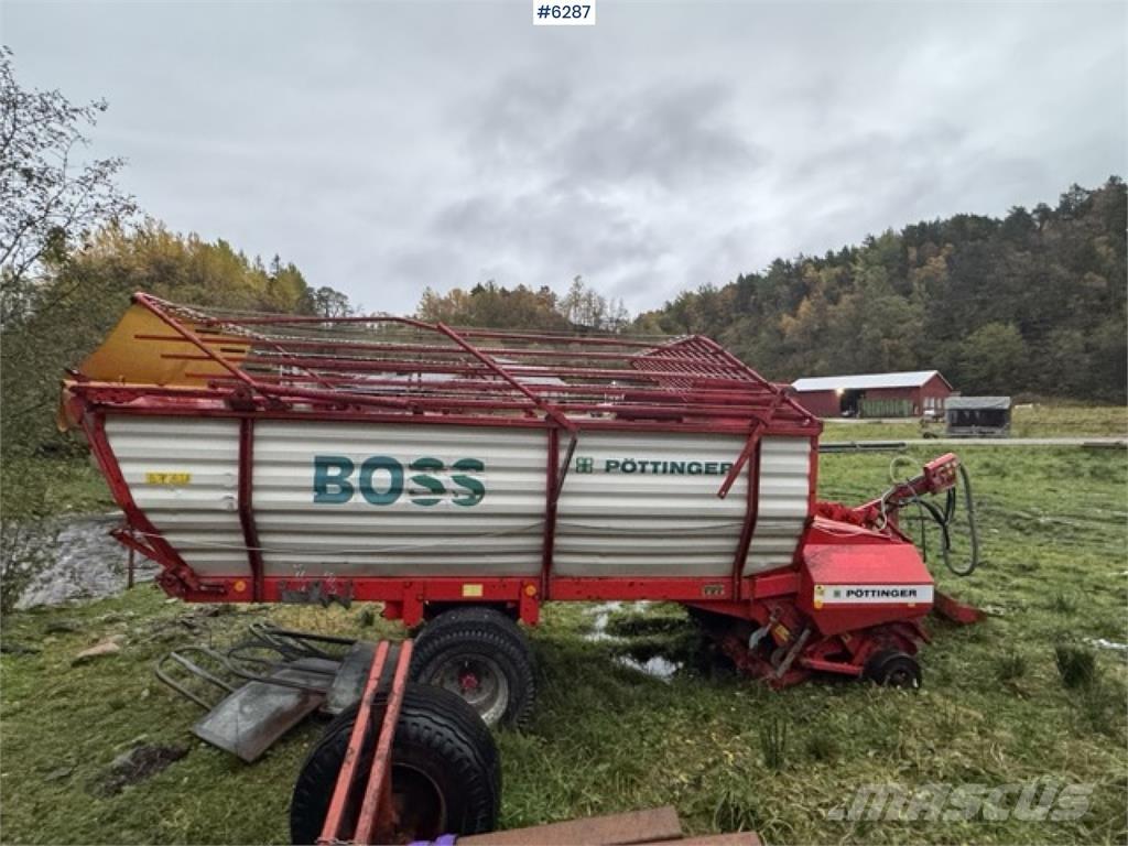 Pöttinger Boss Cita ražas novākšanas tehnika