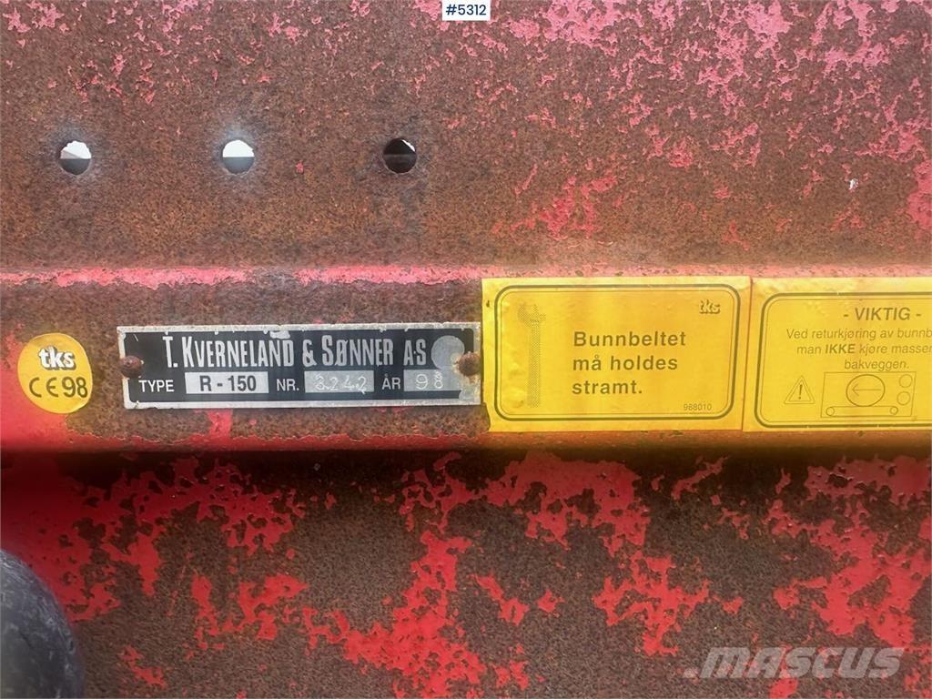 TKS R-150 Cita ražas novākšanas tehnika