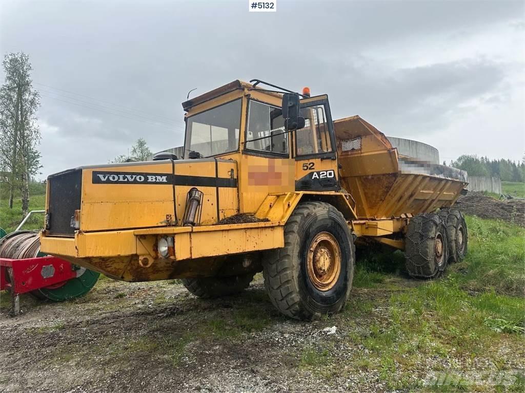 Volvo A20 6x4 Mini pašizgāzēji