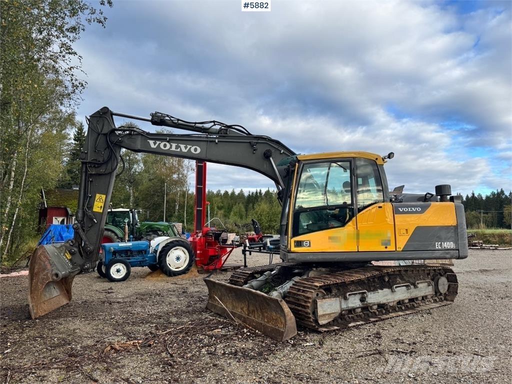 Volvo EC140DL Kāpurķēžu ekskavatori