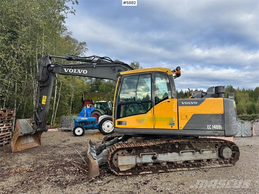 Volvo EC140DL Kāpurķēžu ekskavatori