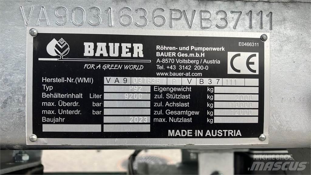 Bauer P 92 Emulsijas cisternas