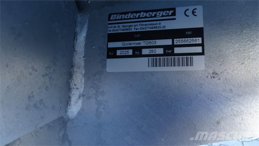 Binderberger T 503 Cita mēslošanas tehnika