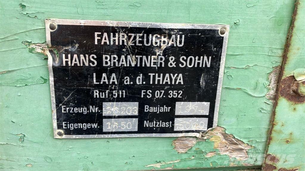 Brantner 5 Tonnen Treileri-pašizgāzēji