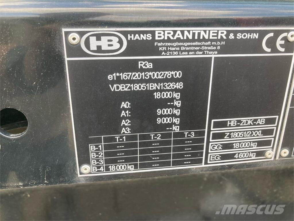 Brantner Z18051/2X Treileri-pašizgāzēji