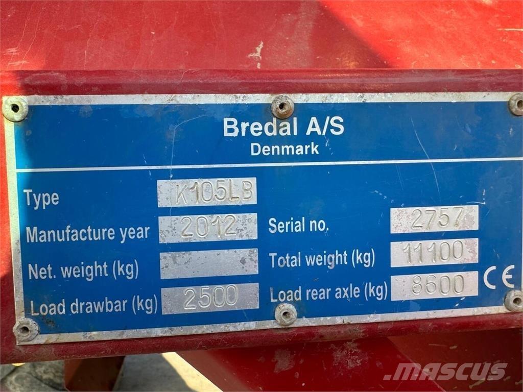 Bredal K105LB Cita mēslošanas tehnika