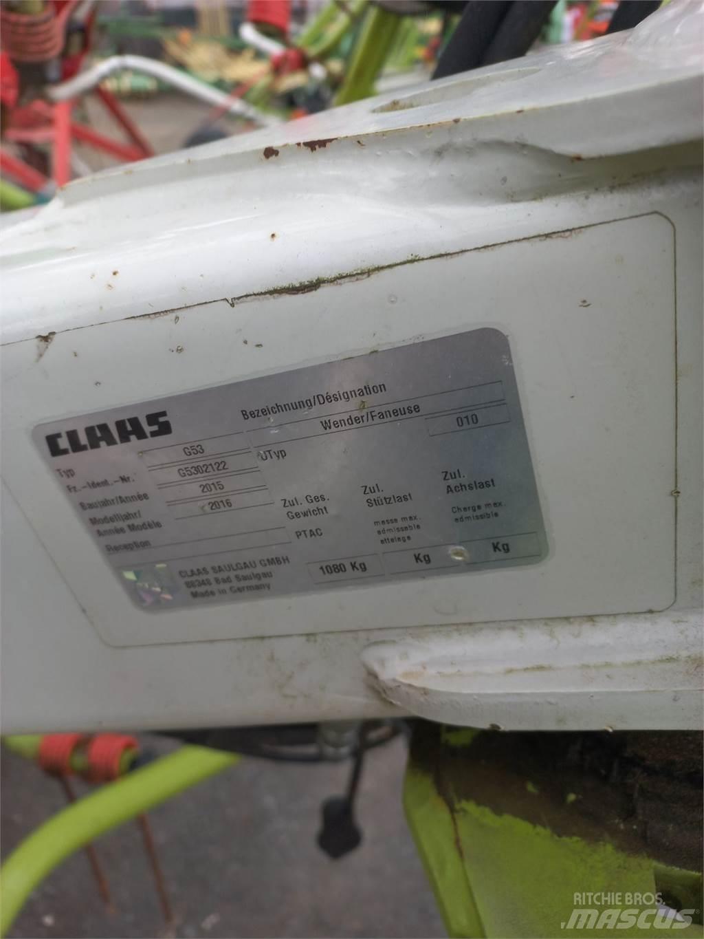 CLAAS Volto 800 Grābekļi un siena ārdītāji