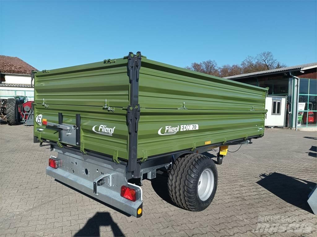 Fliegl EDK 70 FOX Treileri-pašizgāzēji