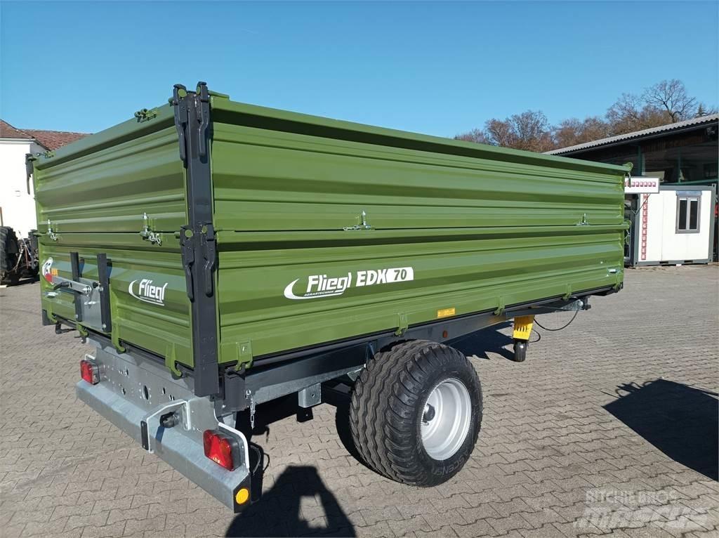 Fliegl EDK 70 FOX Treileri-pašizgāzēji