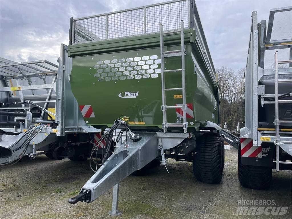 Fliegl TMK 190 FOX Treileri-pašizgāzēji