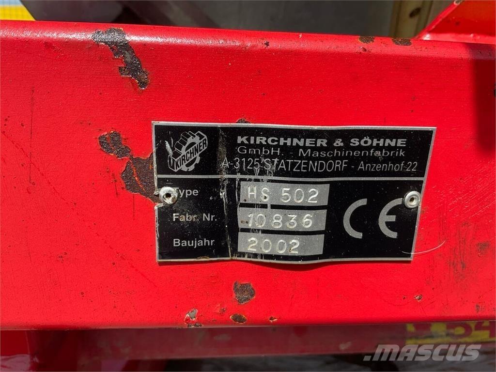 Kirchner HS502 Cita mēslošanas tehnika