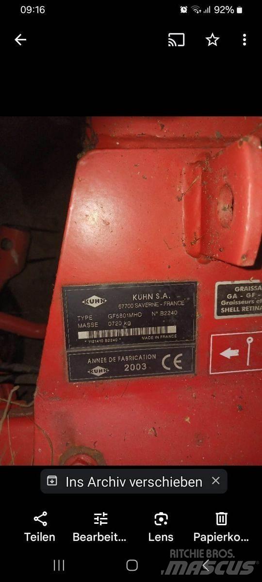 Kuhn GF 5801 MHO Grābekļi un siena ārdītāji
